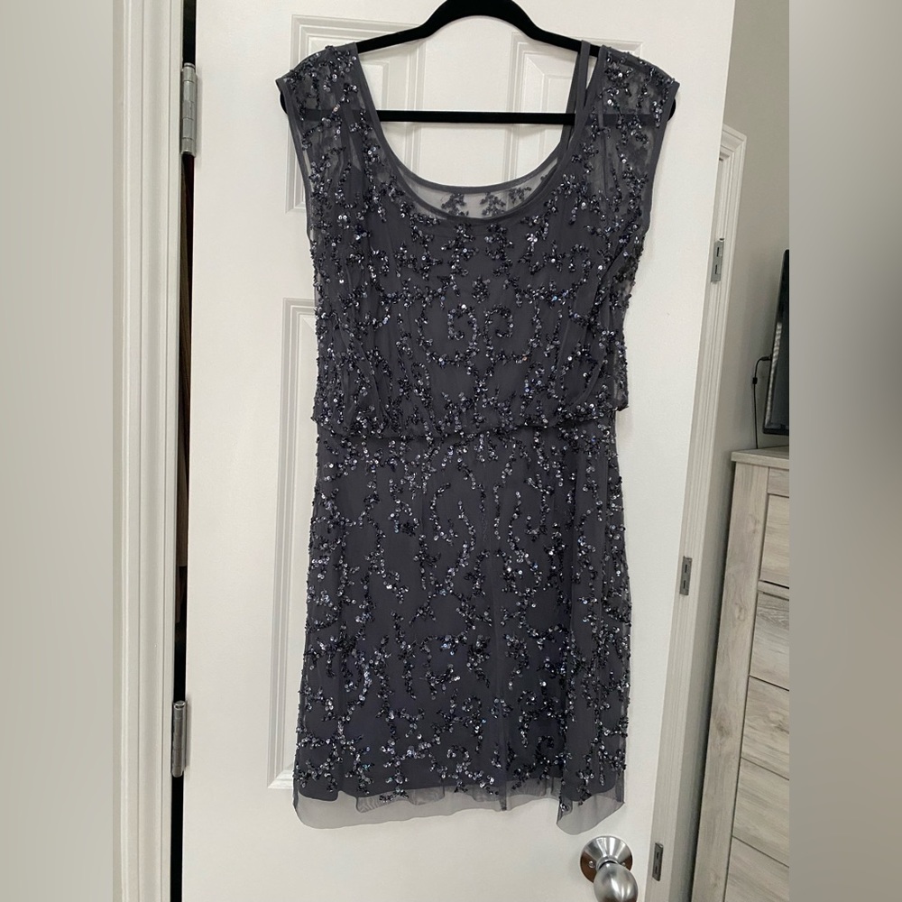 Aidan Mattox beaded cocktail dress